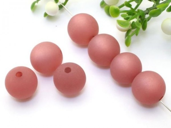 Polarisperle 4 mm rund pflaume